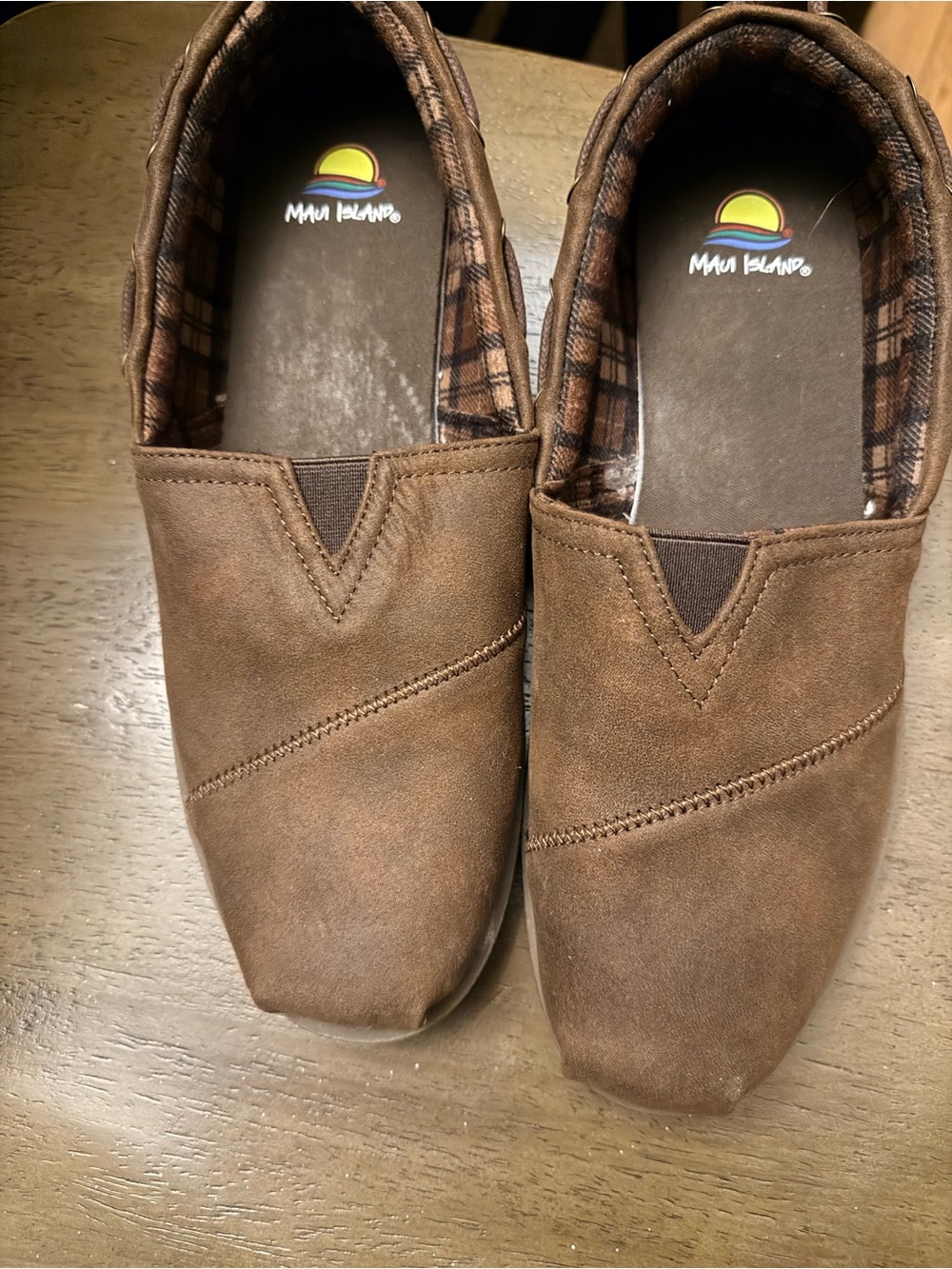 Women’s Brown Slip-On Casual Shoes